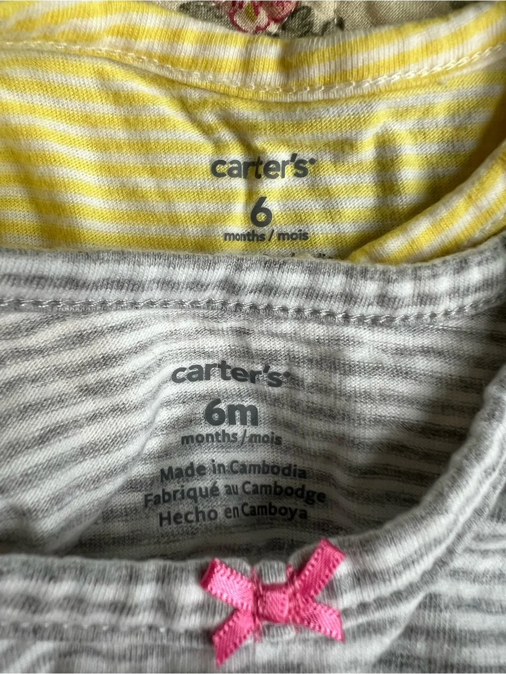 Carter's 6 months baby girl’s clothes bundle